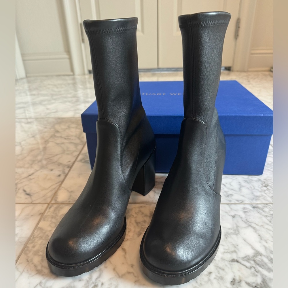 Stuart Weitzman Dalenna Block Heel Boot - image 1